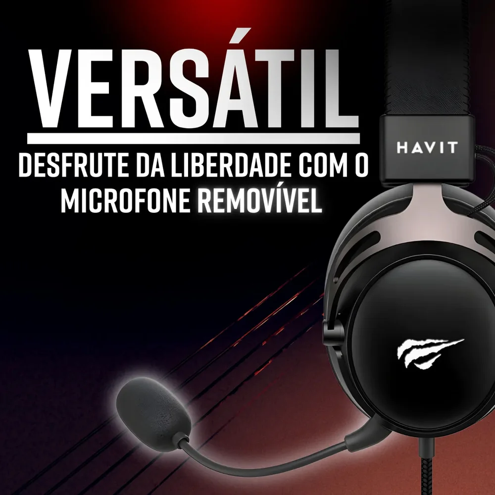 Headset Gamer Havit H757u Som Surround 7.1 Drivers 53mm Usb Headset Gamer Havit H757u Som Surround 7.1 Drivers 53mm Usb