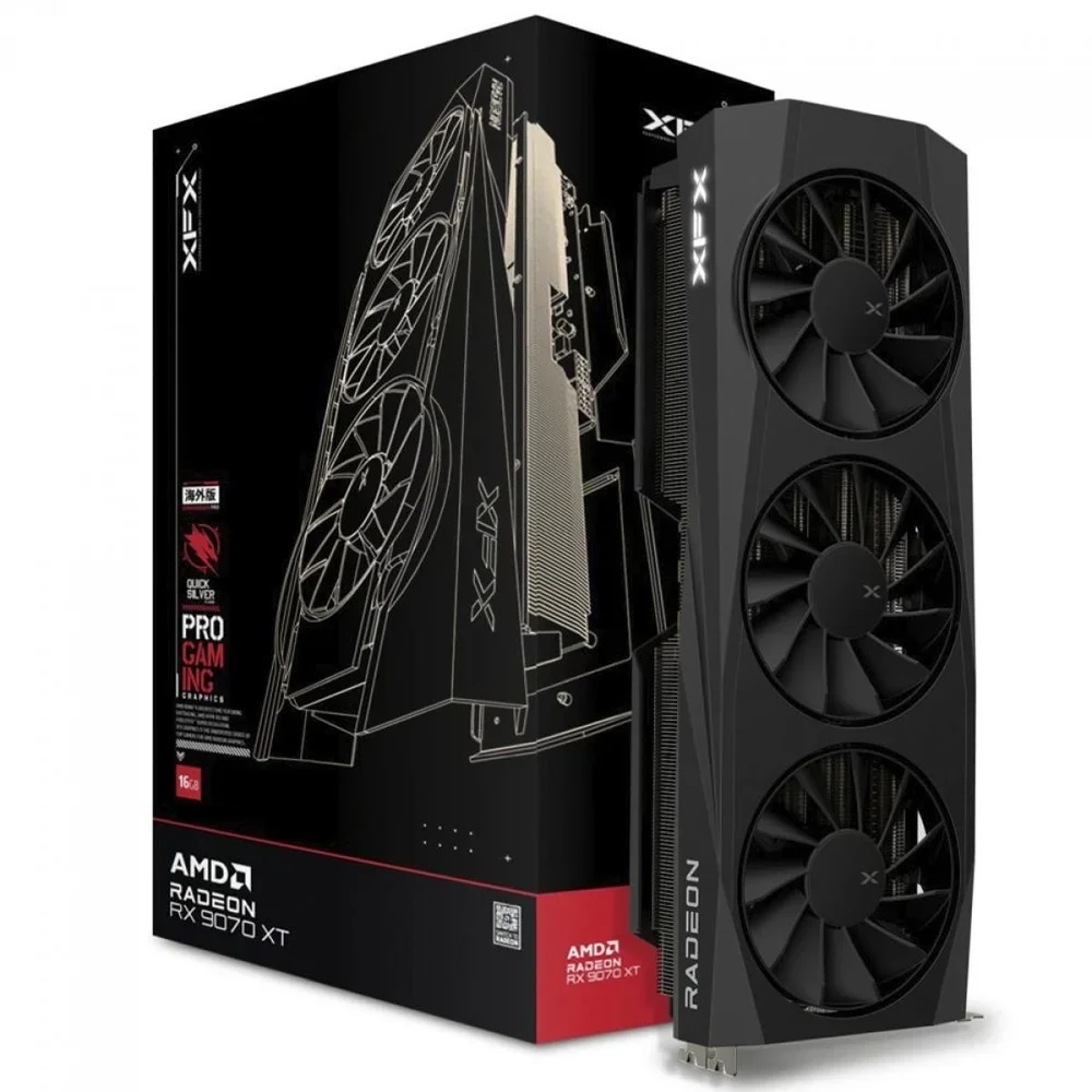 Placa De Video Amd Radeon 9070 Xt Xfx Swift Pro Gaming 16gb Rx-t97tswf3bp Placa De Video Amd Radeon 9070 Xt Xfx Swift Pro Gaming 16gb Rx-t97tswf3bp