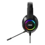 Headset Aoc RGB Gamer Com Microfone Preto Ac2510bk