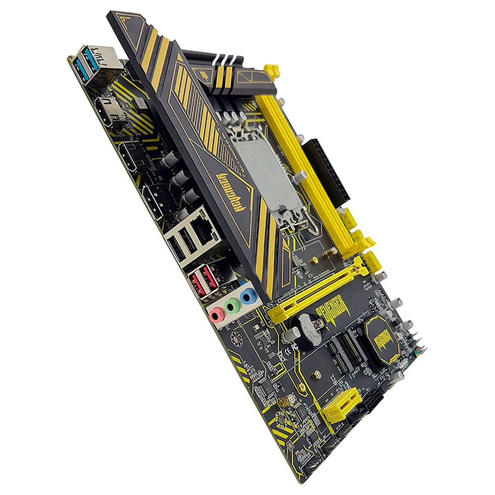 Placa Mãe Revenger G-b760, Socket Intel LGA 1700, Chipset B760,  Ddr4, M.2 Nvme, Usb 3.2, HDMI, Display Port - Micro Atx 7
