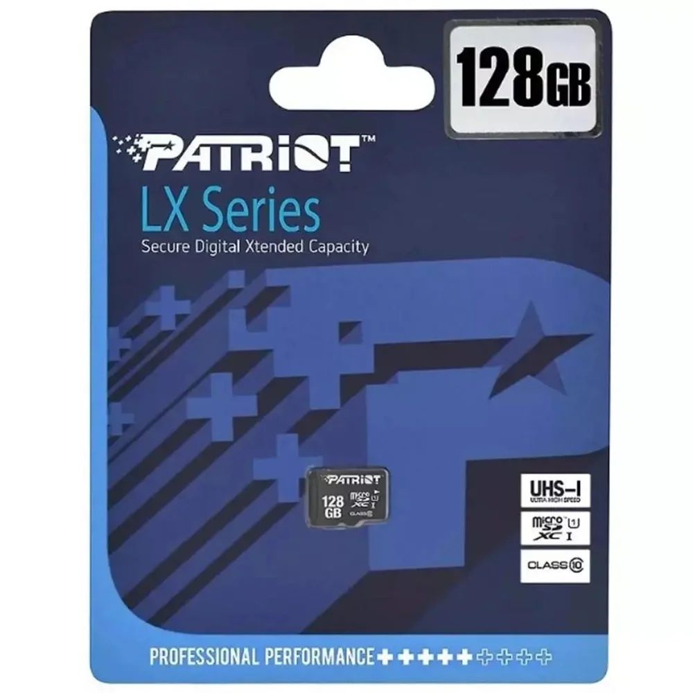 Memoria Micro Sd Patriot Lx Series Classe 10-u1 Uhs-1 128GB Psf128gmdc10
