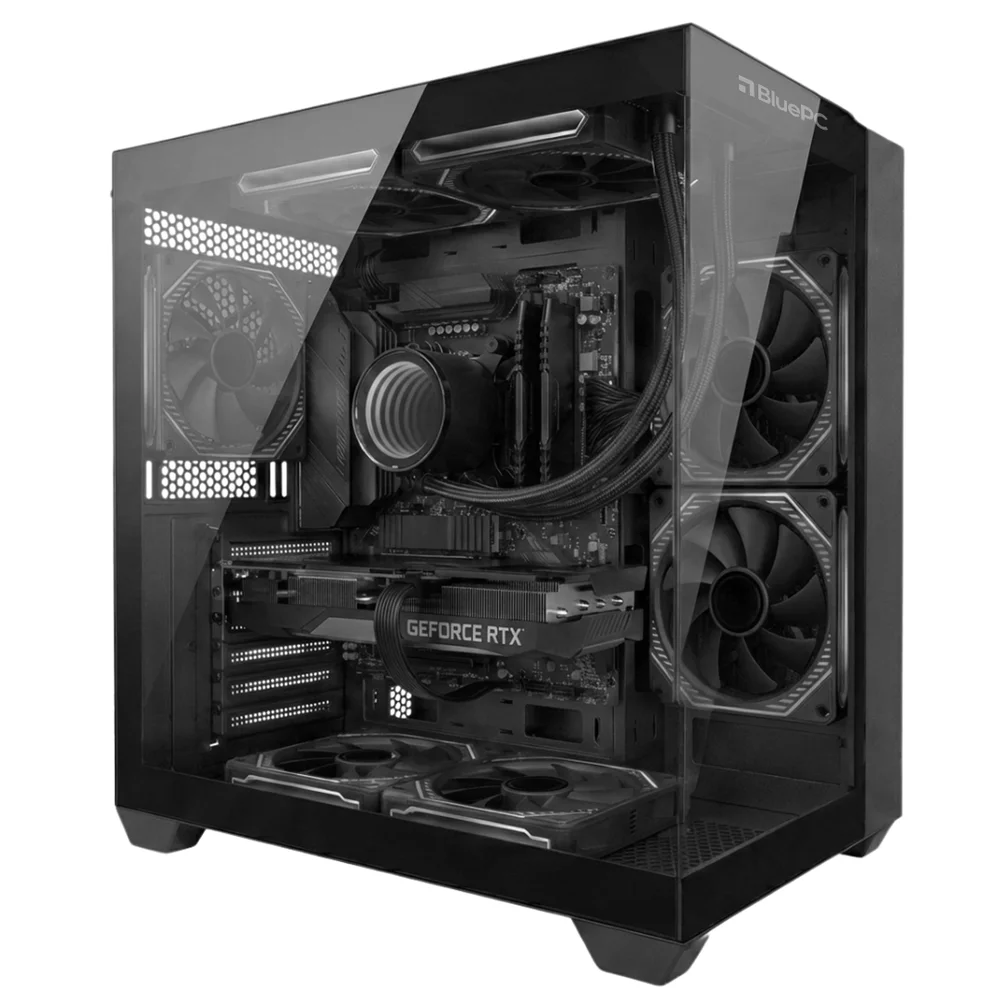PC Gamer Ludic By Bluepc - Amd Ryzen 5 5500, Geforce RTX 5060 8GB, 16gb Ram, SSD 512gb M.2 Nvme, 600w 80 Plus, Preto, Water Cooler - Pgbp-lu2472 - view 3