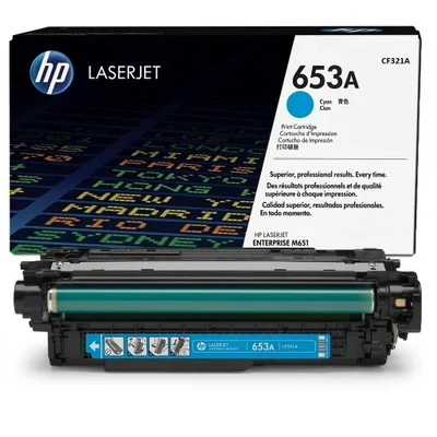 Toner Original HP | M651 M680 | Cf321a 653a | Ciano