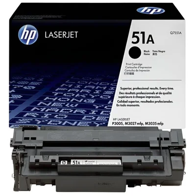 Toner Original HP | P3005 M3027 | Q7551a 51a | Preto