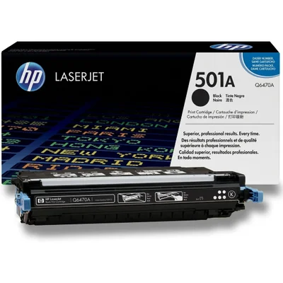 Toner Original HP | 3600n 3800dn Cp3505dn | Q6470a 501a | Preto
