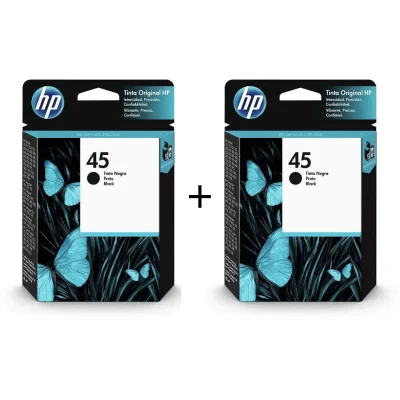Cartucho De Tinta Hp 45 51645al Kit 2 Preto | Deskjet 6122 720c 930c 932c 950c