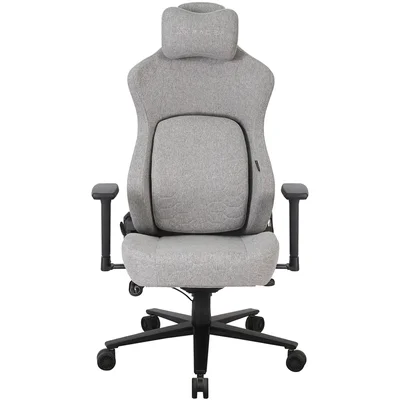 Cadeira Gamer E Escritório  Xt Racer Em Tecido Até 140kg Quantum - Cinza