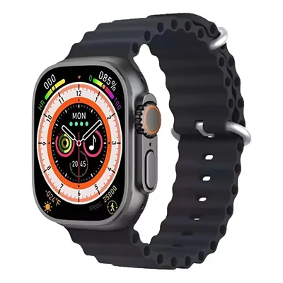 Relógio Smartwatch Cu10 Ultra 49mm + 2 Pulseiras Preto