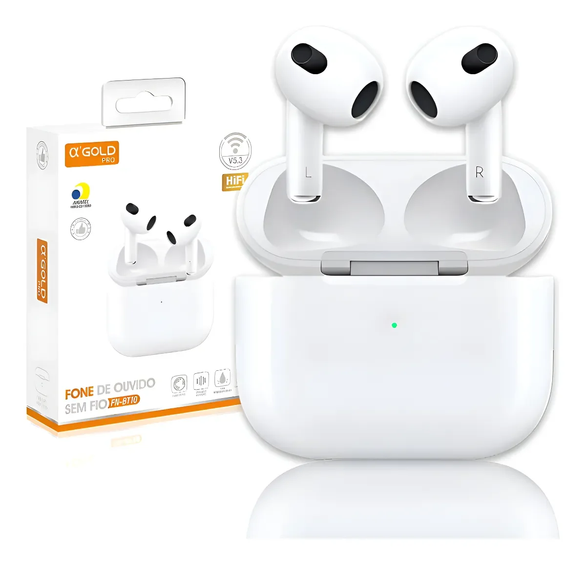Fone Sem Fio Bluetooth Anti Ruido C/qualidade Premium Cancelamento De Ruído E Bateria Longa Duração | Fone Compatível Ios E Android