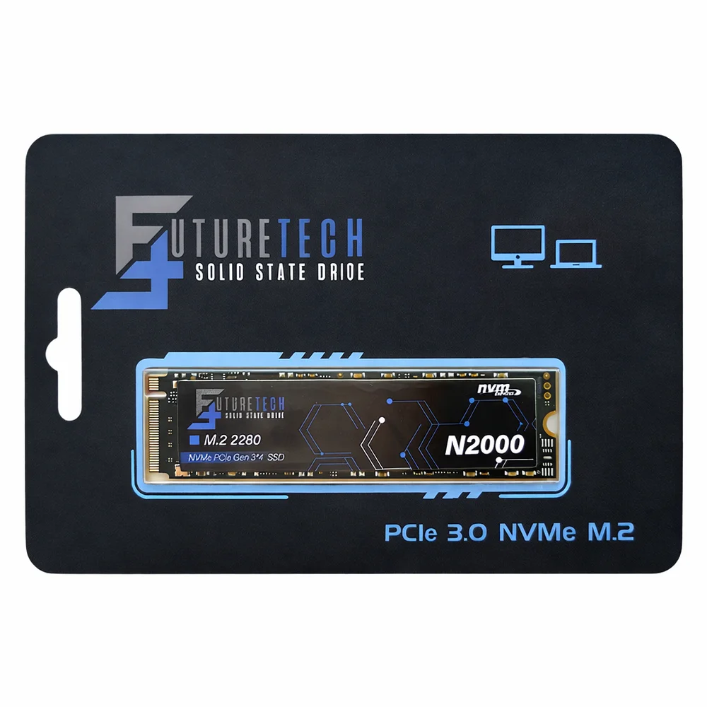 SSD M.2 Nvme 256gb PCie 3.0 Futuretech N2000 Alta Velocidade 2200mb/s