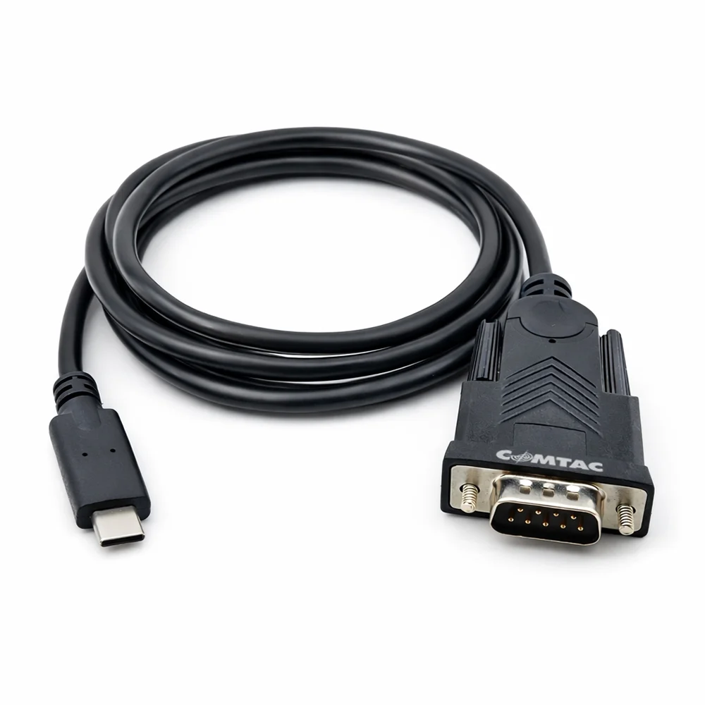 Imagem 2 de 5 do produto Conversor Usb-c Para Serial Rs232 Db9 Com Cabo 1,8 Metro Comtac 9464