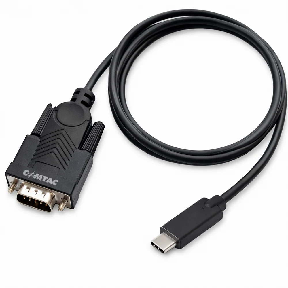 Imagem 3 de 5 do produto Conversor Usb-c Para Serial Rs232 Db9 Com Cabo 1,8 Metro Comtac 9464