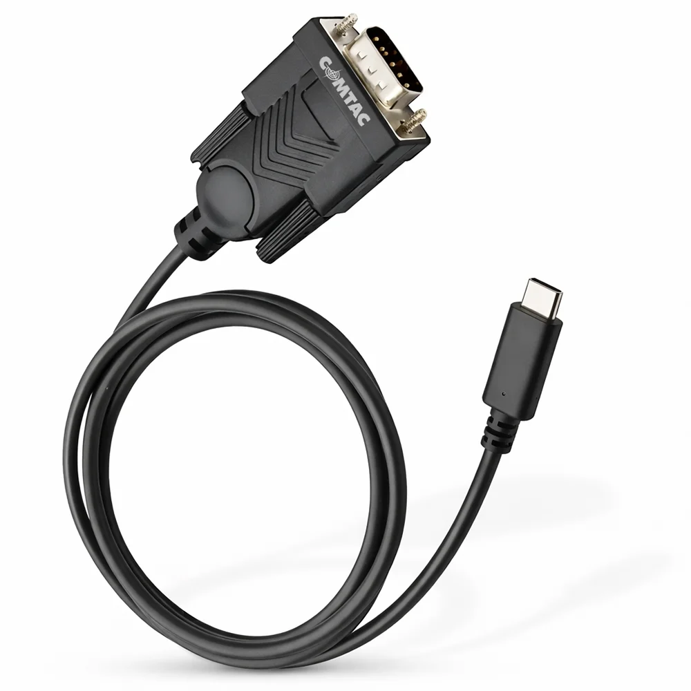 Imagem 4 de 5 do produto Conversor Usb-c Para Serial Rs232 Db9 Com Cabo 1,8 Metro Comtac 9464