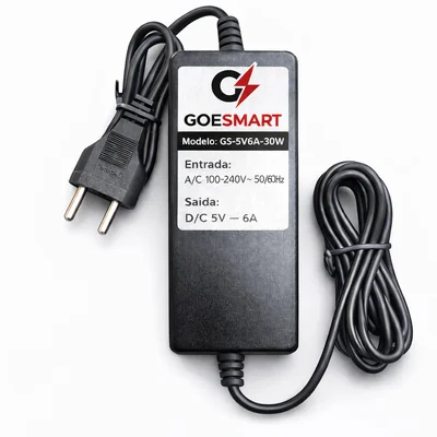 Fonte 5v 6a Bivolt P4 5.5x2.1mm Alta Potência