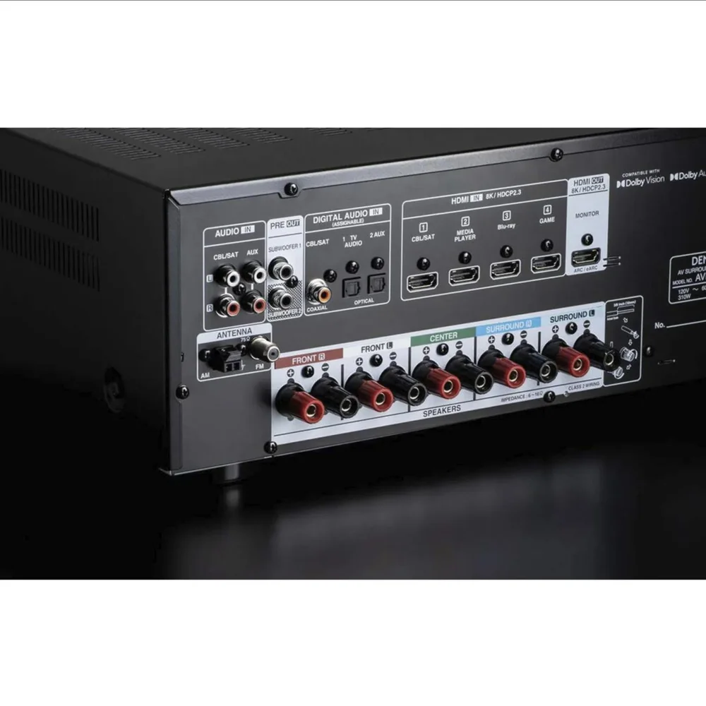 Imagem 3 de 4 do produto Amplificador Audio Alta Fidelidade Denon Avrs570 5.2 Canais