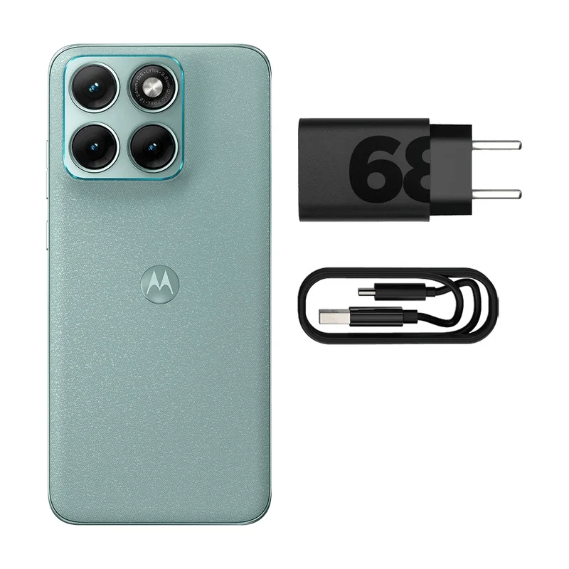 Smartphone Motorola Edge 70 Fusion 5g 256gb - Verde Claro, 24gb (8GB Ram + 16gb Ram Boost), Câmera 50mp E Tela De 6,8"