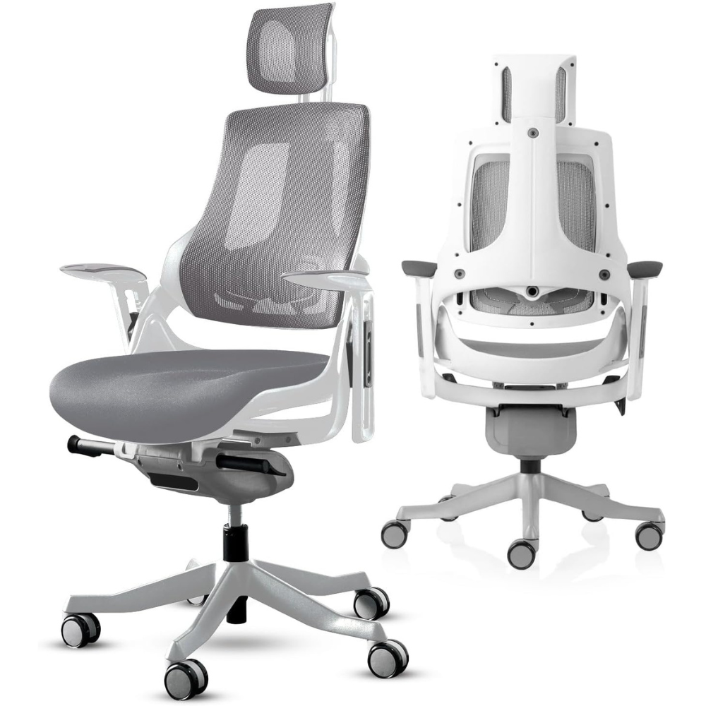 Cadeira Ergonômica Design Office Pro+ White
