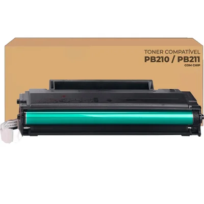 Toner Compatível Elgin Pb211 Para Impressora Pantum M6550nw E M6600nw Rende 1.600 Páginas
