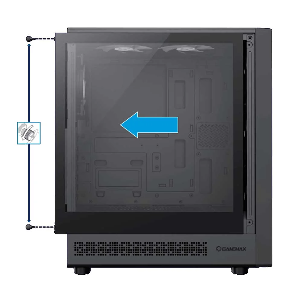 Imagem 5 de 5 do produto Gabinete Gamer Atx Gamemax