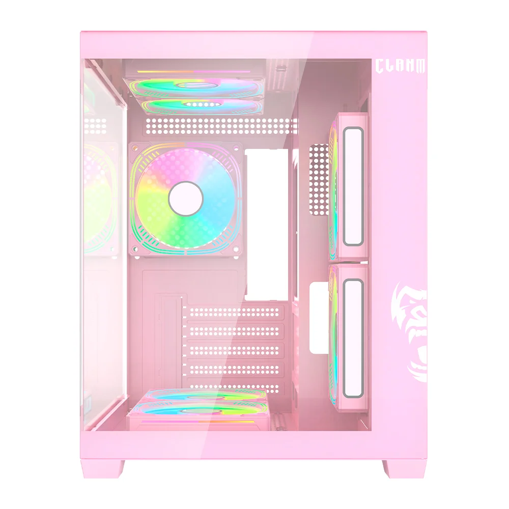 Imagem 4 de 4 do produto Gabinete Aquário Rosa Gorila Clanm Vidro 3mm