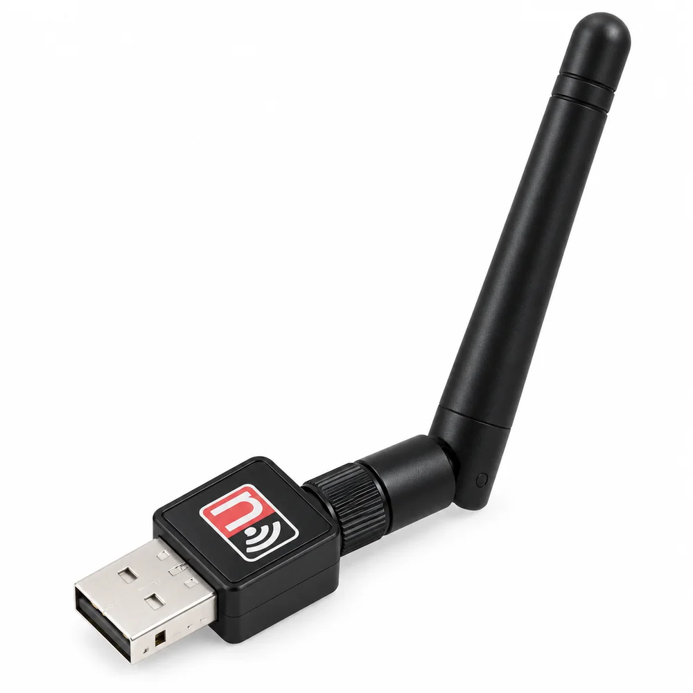 Adaptador Wi-Fi USB 2.0 300Mbps 2,4GHz 802.11n com Antena