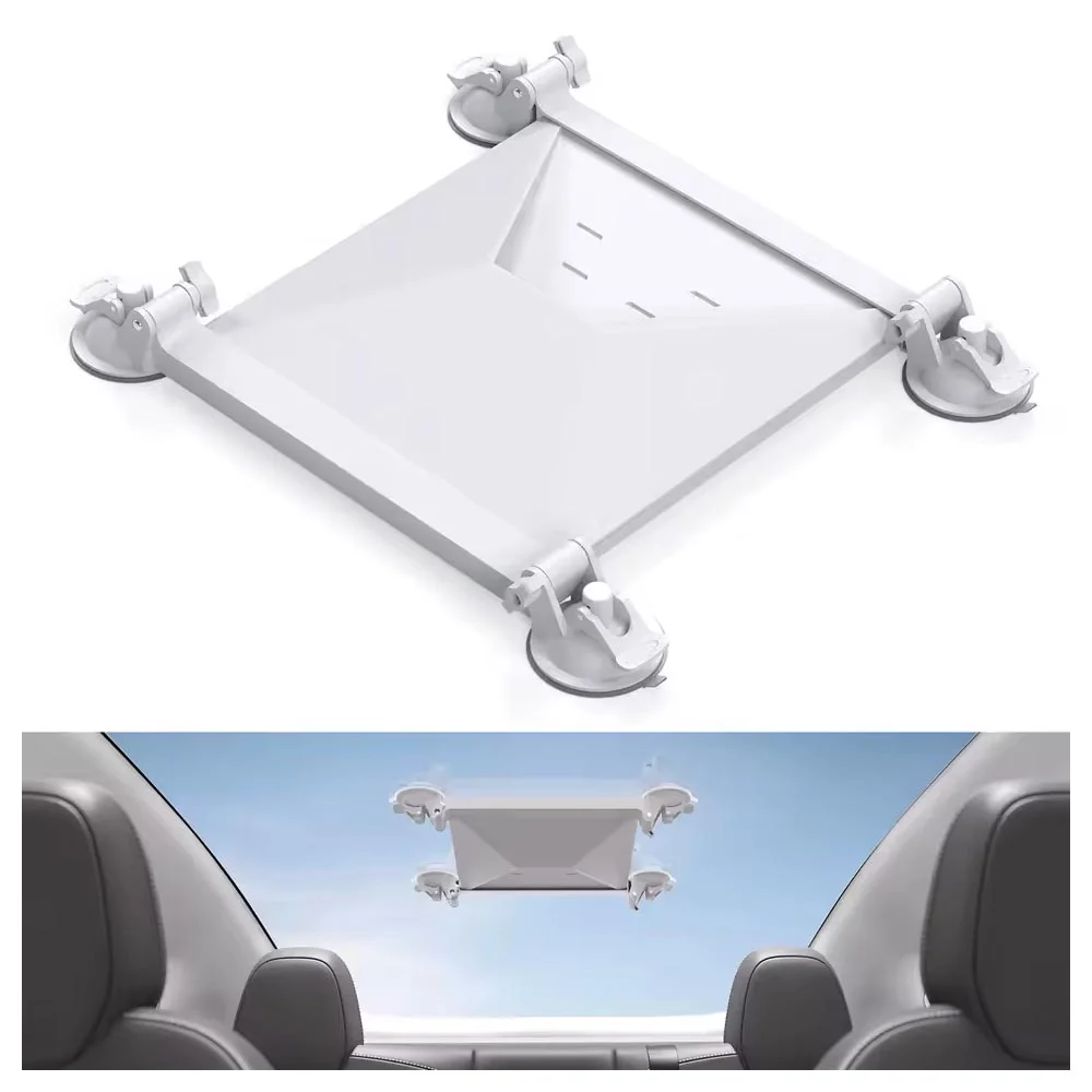 Imagem 3 de 5 do produto Suporte Compativel Com Starlink Mini Veicular Ventosas Para Carro Vidro Com 4 Ventosas