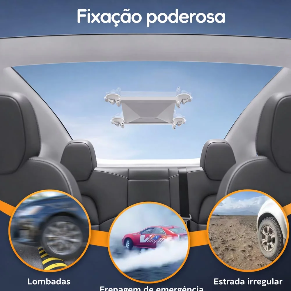 Imagem 5 de 5 do produto Suporte Compativel Com Starlink Mini Veicular Ventosas Para Carro Vidro Com 4 Ventosas