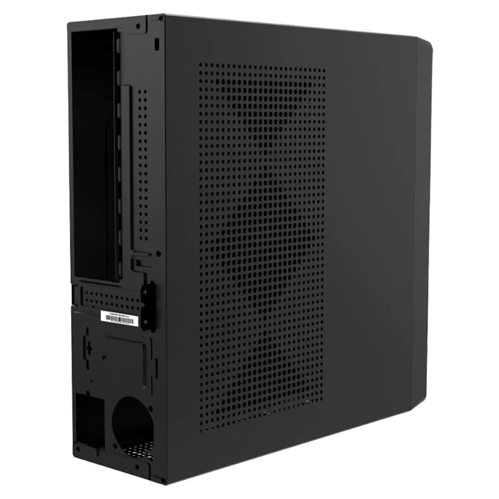 Imagem 2 de 4 do produto Gabinete C3tech, Slim, Com Fonte Flex 200w, Preto - Dtx Dt-200bk