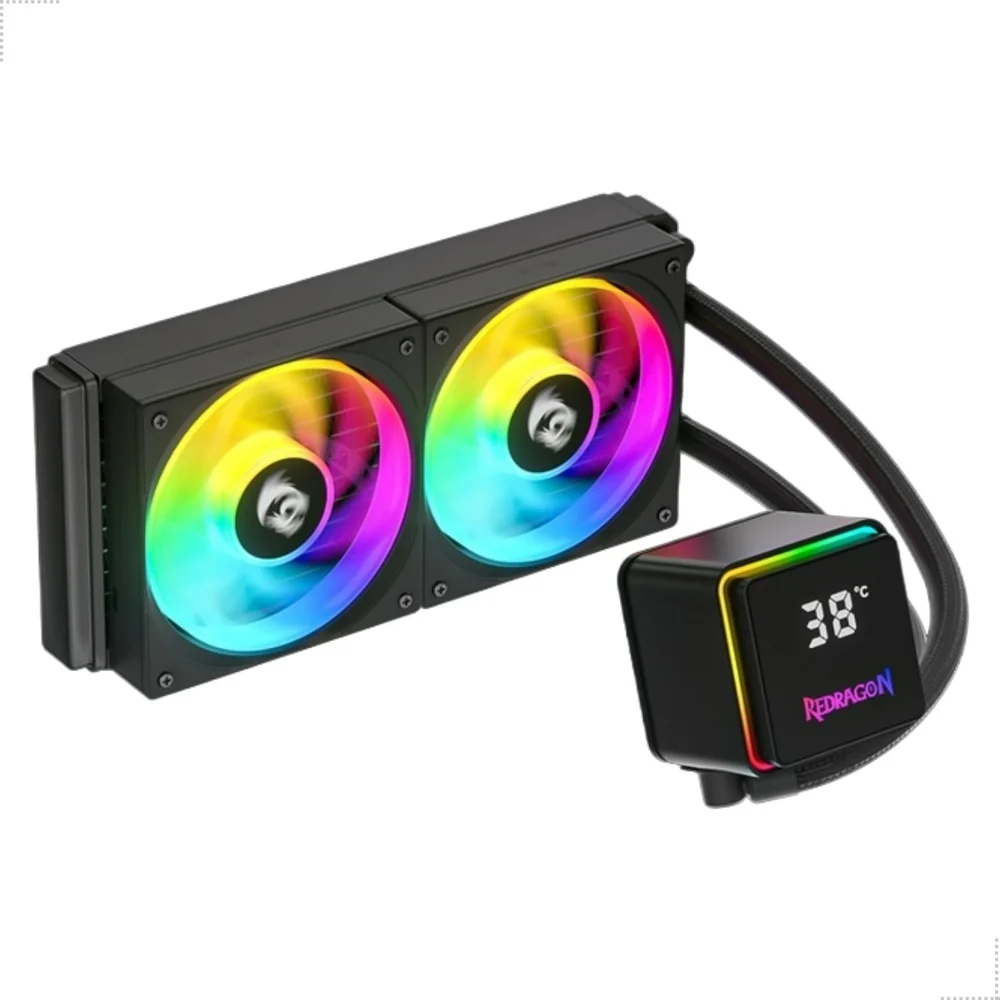 Imagem 2 de 5 do produto Water Cooler Redragon Effect Ccw-1021 240mm ARGB Preto