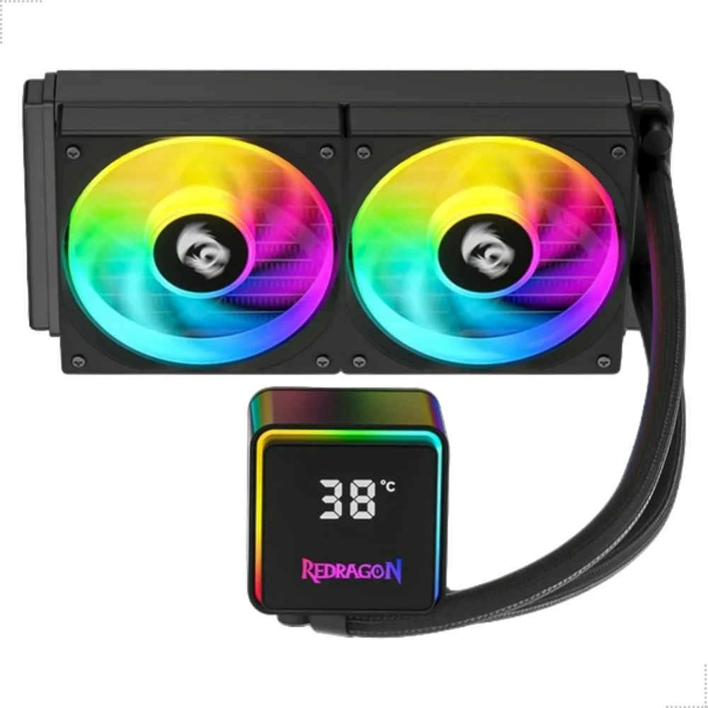 Imagem 3 de 5 do produto Water Cooler Redragon Effect Ccw-1021 240mm ARGB Preto