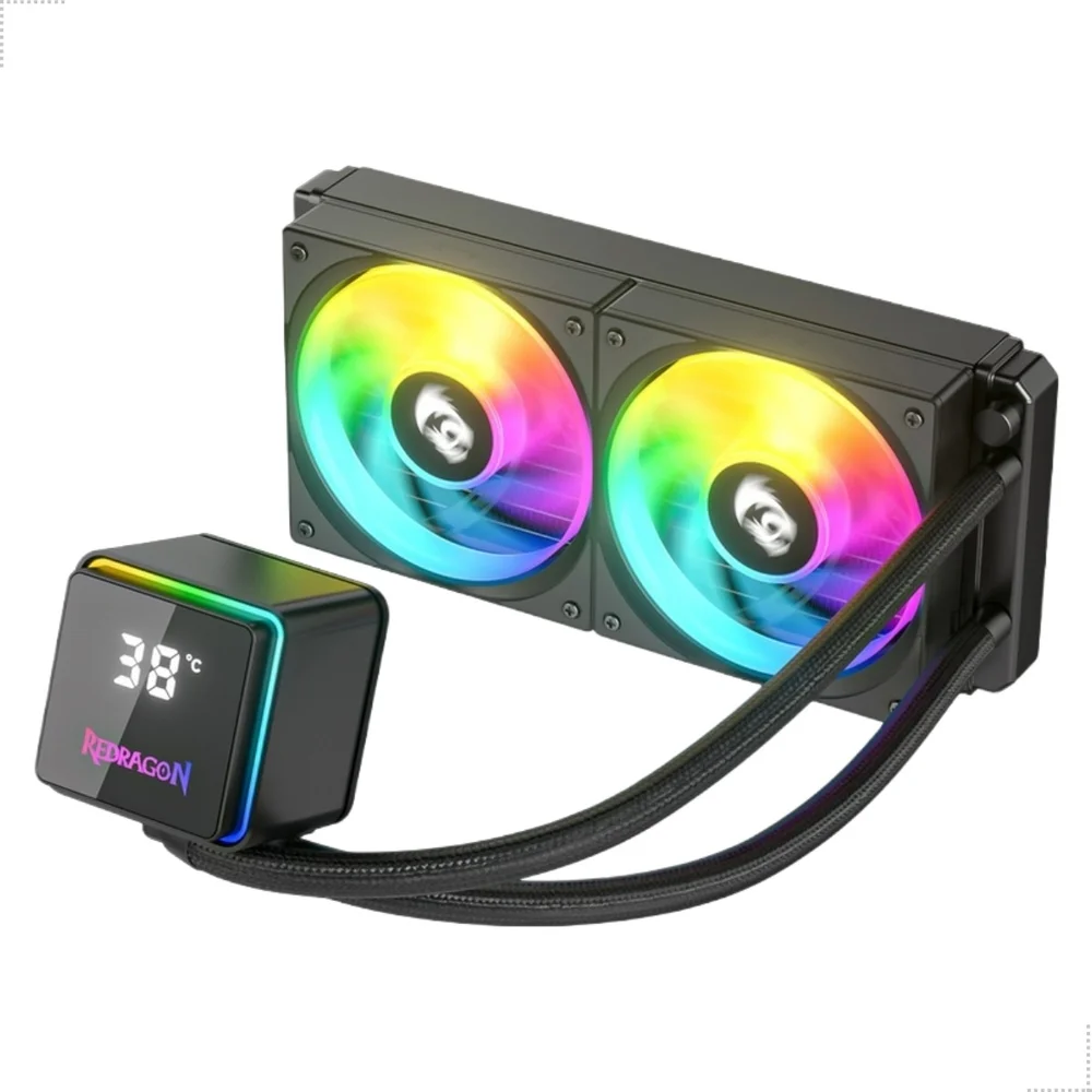 Imagem 4 de 5 do produto Water Cooler Redragon Effect Ccw-1021 240mm ARGB Preto