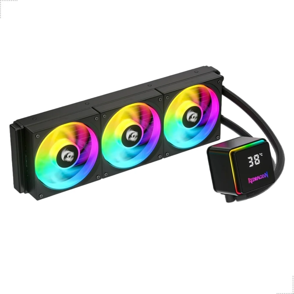 Imagem 2 de 5 do produto Water Cooler Redragon Effect Ccw-3017 360mm ARGB Preto