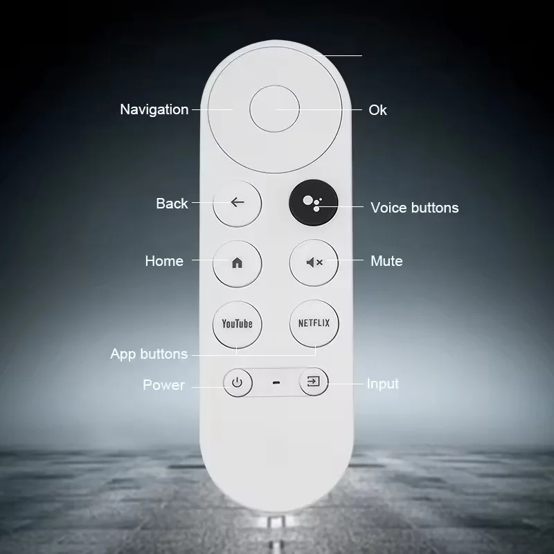 Imagem 4 de 5 do produto Controle Remoto Compatível Com Uni V11/v12 Branco