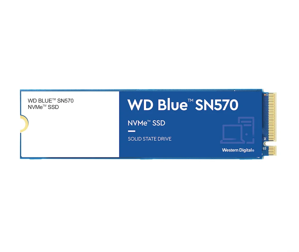SSD Nvme Wd Blue Sn570 1TB M.2 2280 PCie 3.0 3500mb/s | WD