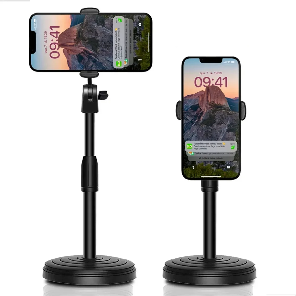 Suporte De Mesa Celular Articulável 360° Regulável P/ Lives