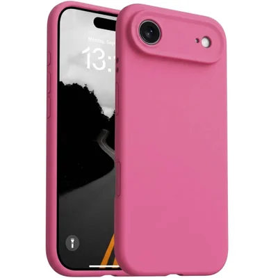 Capa Capinha Protetora de Silicone com Interior em Microfibra Compatível com Magsafe para o iPhone 17 Air - Cor: Violeta