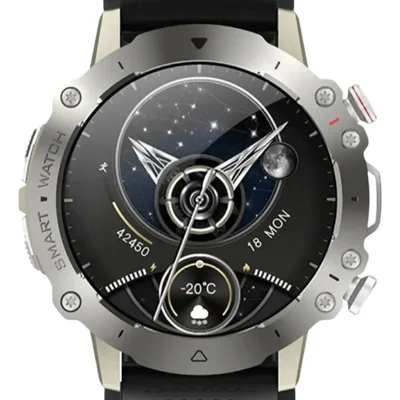 Smartwatch Wearfit Hw6 Sport AmoLED Pulseira Extra - Prata