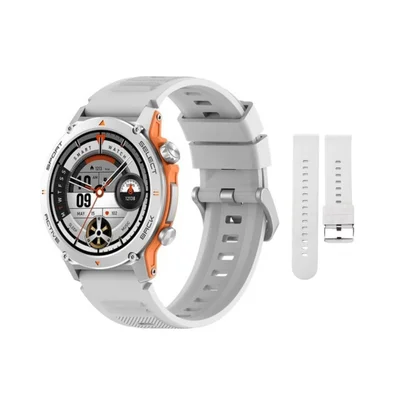 Smartwatch Peje Zw13 A Prova D´água AmoLED Pulseira Extra - Prata