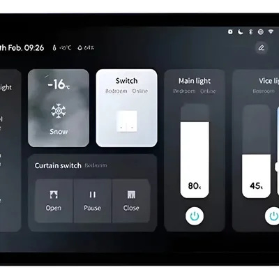 Painel Central Inteligente Midpainel Tela 8 Jwcom – Hub Zigbee -  Alexa Integrada Sa-pn08-c3