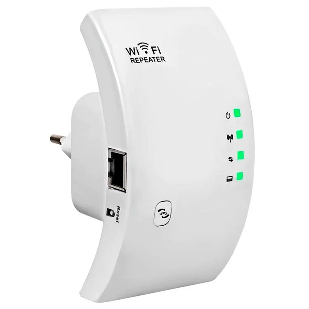 Imagem 1 de 2 do produto Repetidor Wi-fi 2.4ghz 300mbps, Amplificador De Sinal Wireless, Porta Rj-45 10/100, Bivolt
