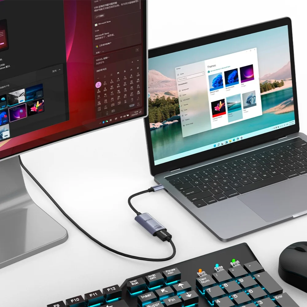 Imagem 2 de 5 do produto Cabo Adaptador Usb-c HDMI 4k 60hz Ad-211 - 13cm