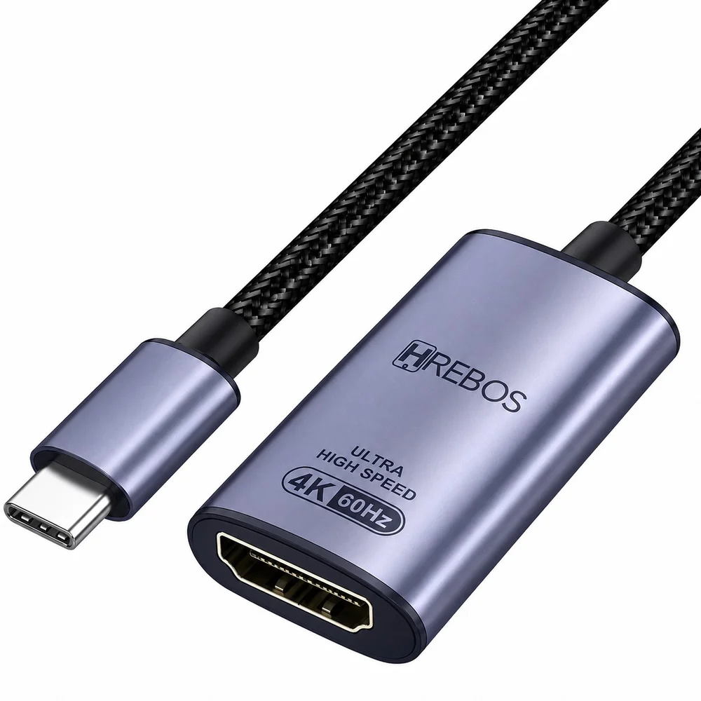 Imagem 4 de 5 do produto Cabo Adaptador Usb-c HDMI 4k 60hz Ad-211 - 13cm