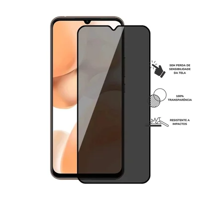 Película De Vidro Privacidade 3d Para Xiaomi Redmi 15c