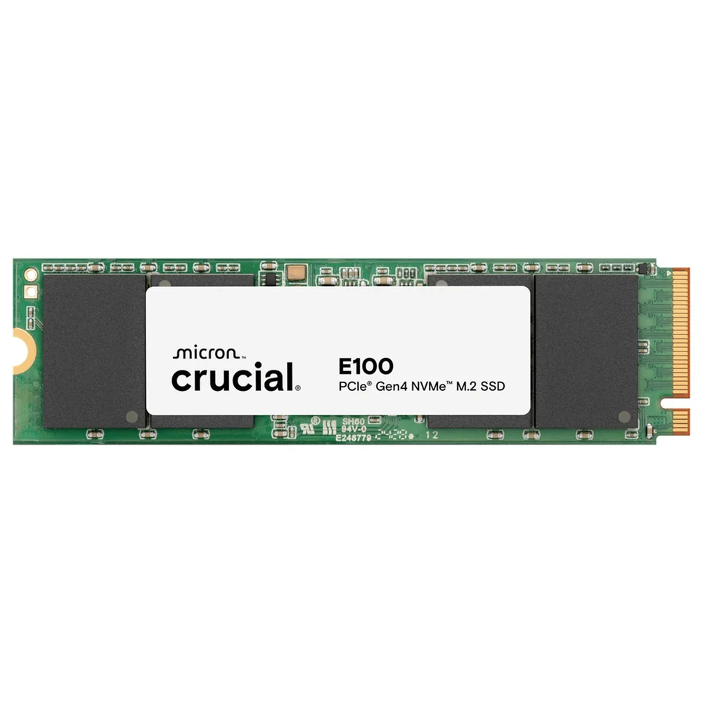 SSD Crucial E100 2TB, M.2 Nvme, PCie Gen4, Leitura Até 5000mb/s E Gravação Até 4500mb/s - Ct2000e100ssd8 SSD Crucial E100 2TB, M.2 Nvme, PCie Gen4, Leitura Até 5000mb/s E Gravação Até 4500mb/s - Ct2000e100ssd8