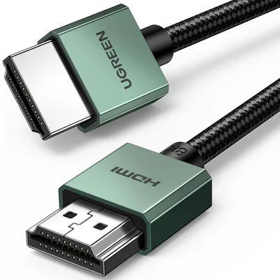 Ugreen Cabo HDMI 2.1 8k 60hz 4k 120hz - ( 3 Metros )  48GBps Alumínio E Nylon Compatível Hdr Dinâmico, Hdcp, Earc, Dolby Atmos