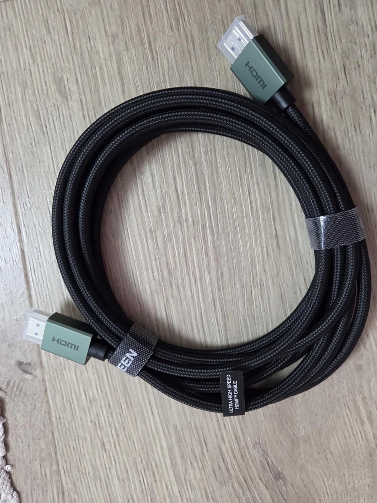 Imagem 3 de 5 do produto Ugreen Cabo HDMI 2.1 8k 60hz 4k 120hz - ( 3 Metros )  48GBps Alumínio E Nylon Compatível Hdr Dinâmico, Hdcp, Earc, Dolby Atmos