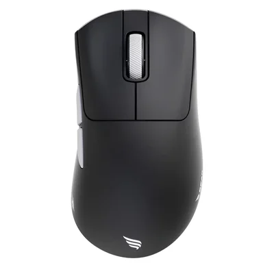 Mouse Gamer Fallen Lobo Sem Fio Wireless Dual Mode Com Display Preto