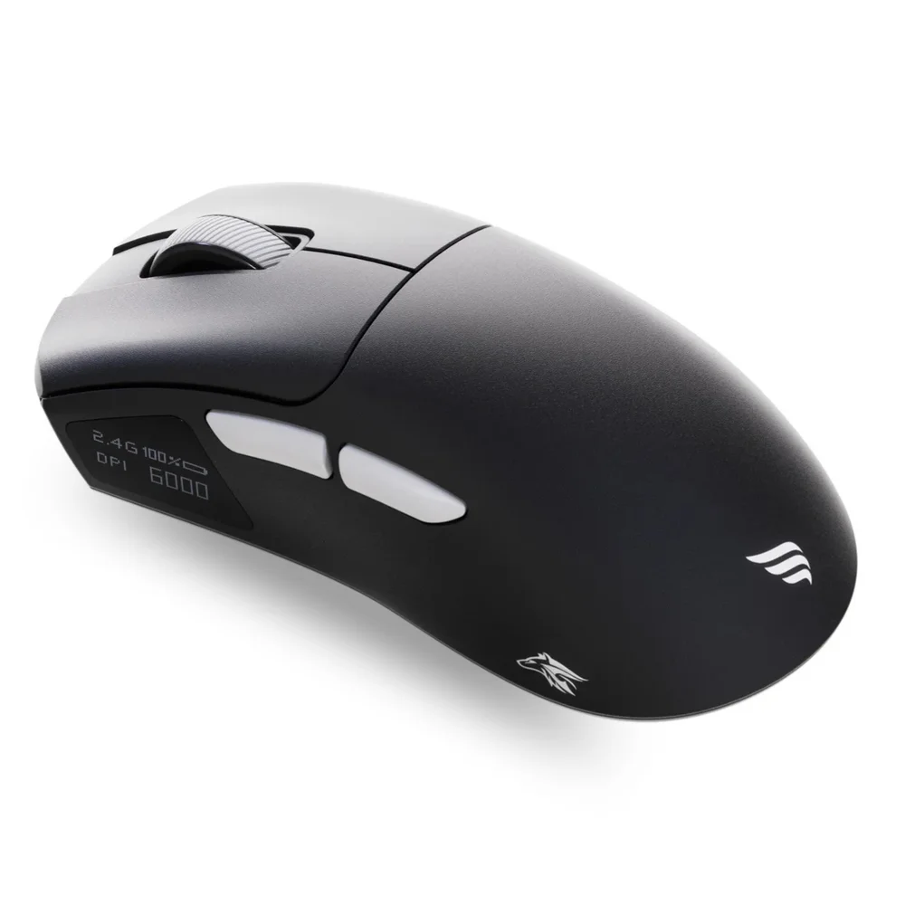 Imagem 5 de 5 do produto Mouse Gamer Fallen Lobo Sem Fio Wireless Dual Mode Com Display Preto