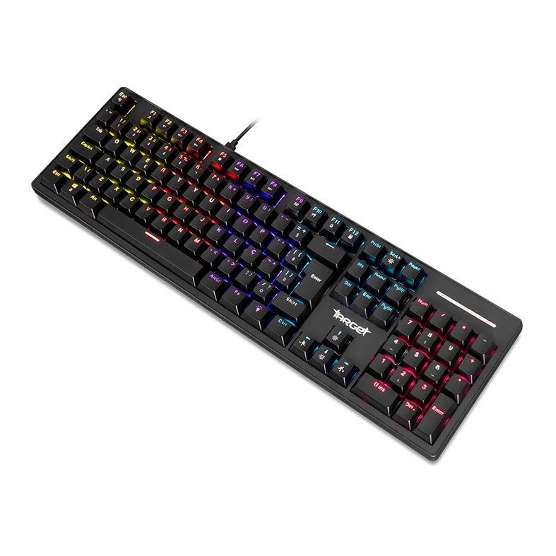 Imagem 4 de 5 do produto Teclado Mecânico Tgt Sherman V3 Rainbow Switch Azul Abnt2 Preto - Tgt-shr-rbw03