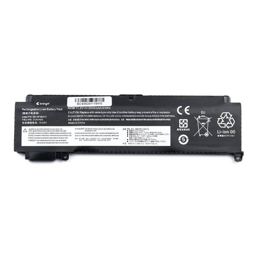Bateria Para Notebook Lenovo Thinkpad T470s-20js0024u 2000mah Bateria Para Notebook Lenovo Thinkpad T470s-20js0024u 2000mah
